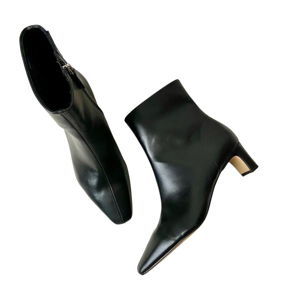 J. Crew Black Heeled Boots